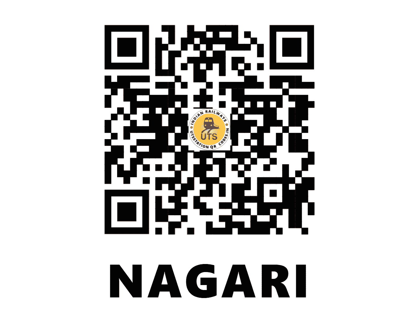 UTS QR Code for NAGARI - NG - SR (ANDHRA PRADESH)